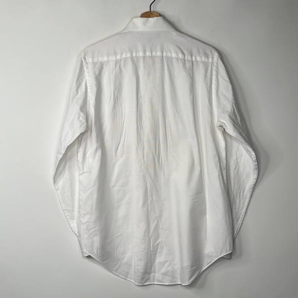 Tommy Hilfiger Slim Fit Button Down Shirt Mens Size 15 White - Picture 2 of 5
